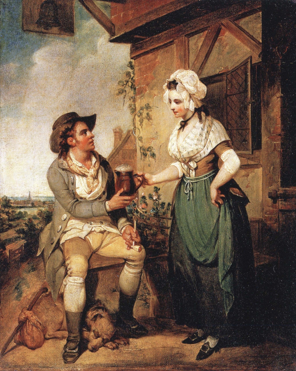 Ale House Door by Henry Singleton, 1790